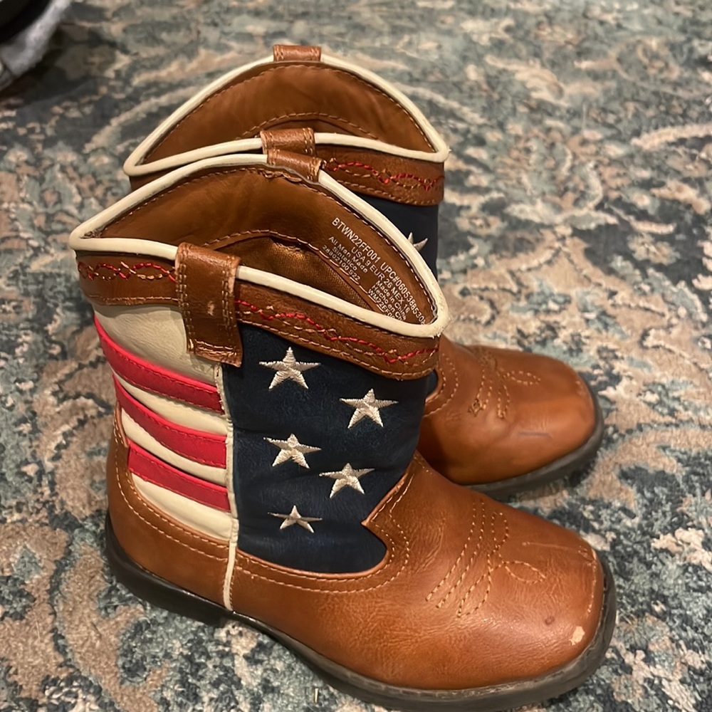 American flag cowboy boots